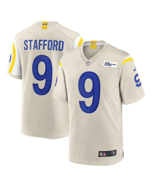 Men's Matthew Stafford Bone Los Angeles Rams Game Jersey