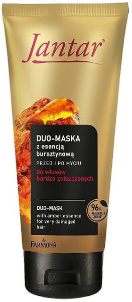 Maske mit Amber-Essenz für stark geschädigtes Haar