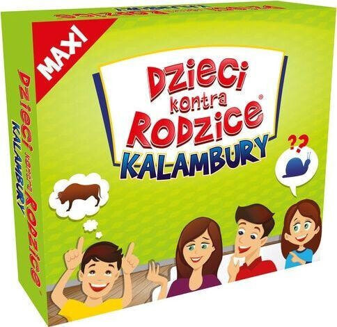 Настольная игра для компании Kangur - Каламбуры Maxi Дети против Родителей