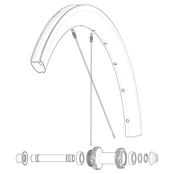 MAVIC Front/Rear Cosmic SLR 45 Disc MY22 Road Rim