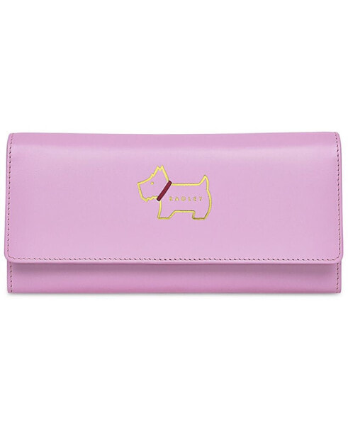 Women's Heritage Dog Outline Mini Flap Over Wallet