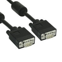 InLine S-VGA Cable 15HD male / male black 1m