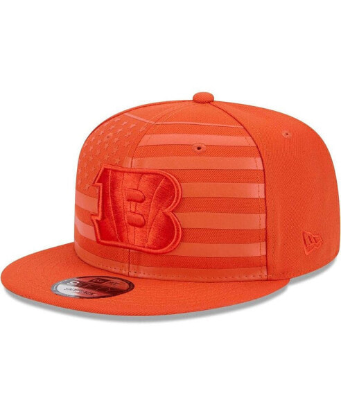 Men's Orange Cincinnati Bengals Independent 9Fifty Snapback Hat