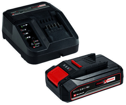 Einhell PXC-Starter-Kit - Battery & charger set - 2.5 Ah - 18 V - Black - Red - 0.83 h - 200 - 250 V