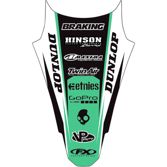 FACTORY EFFEX Kawasaki KX 100 14 19-32114 Rear Fender Graphics Kit