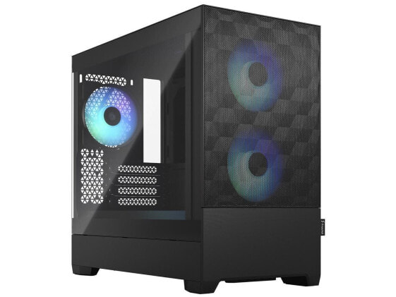 Fractal Design Pop Mini Air RGB Black TG mATX High-Airflow Clear Tempered Glass