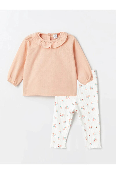 Костюм LCWAIKIKI Baby Girl Printed Set.