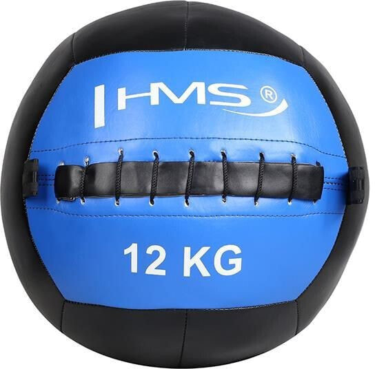 Медицинбол для тренировок HMS Wall Ball WLB12 12 кг, синий