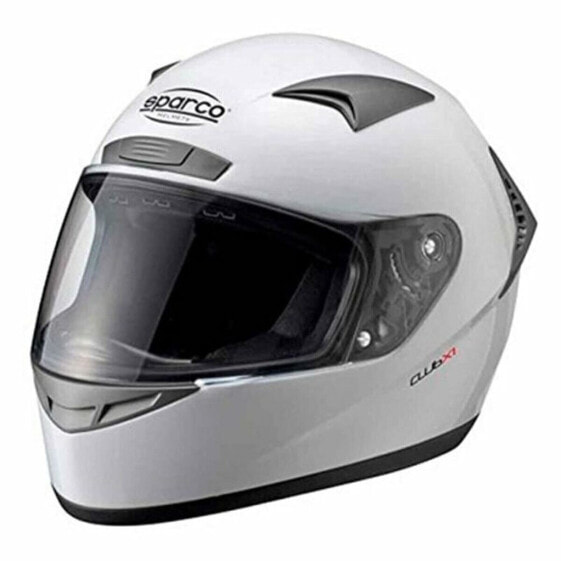 Шлем мотоциклетный Sparco CLUB X-1 Белый (XS)