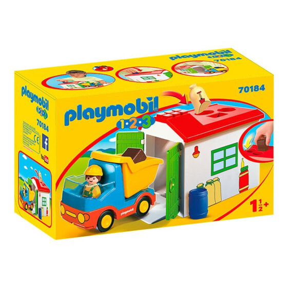 Конструктор Playmobil Грузовик с гаражом 123