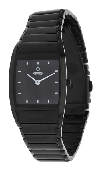 Obaku Damen Armbanduhr Schwarz V142LBBSB