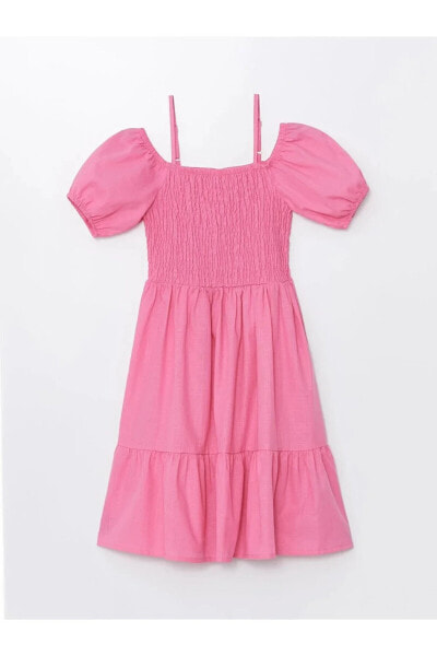 Платье для малышей LC WAIKIKI Kids Girls Kayık Yaka Dress