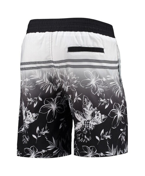 Men's Black New Orleans Saints Island Volley Swim Shorts