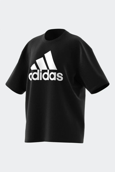 Футболка Adidas Kadın черная для женщин