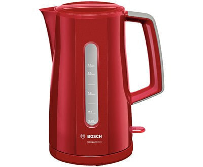 Электрический чайник BOSCH TWK3A014 красный 2400 Вт 1,7 л
