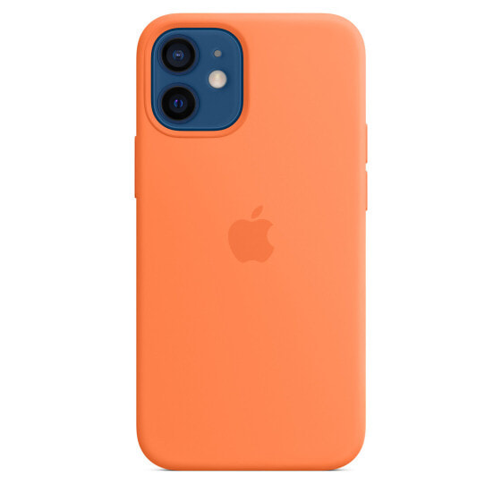 Apple iPhone 12 mini Silicone Case with MagSafe - Kumquat - Cover - Apple - iPhone 12 mini - 13.7 cm (5.4") - Orange