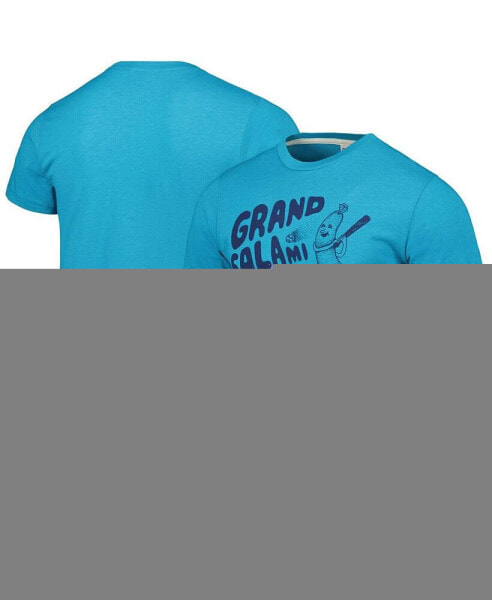 Men's Aqua Seattle Mariners Grand Salami Time Hyper Local Tri-Blend T-shirt