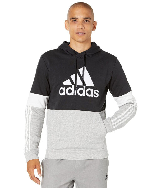 [H14646] Mens Adidas Essentials Fleece Colorblock Hoodie