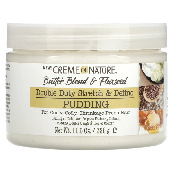 Butter Blend & Flaxseed, Double Duty, Stretch & Define Pudding, 11.5 oz (326 g)