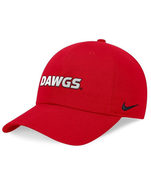 Men's Red Georgia Bulldogs 2024 On-Field Club Adjustable Hat