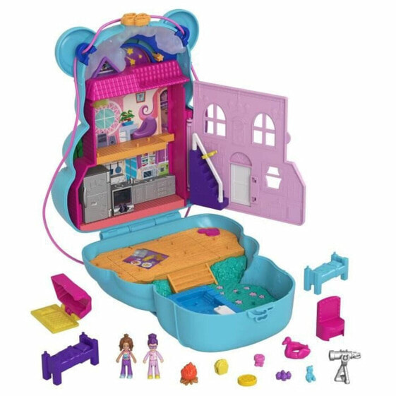 Playset Polly Pocket HGC39 Сумка + 4 Years Медведь