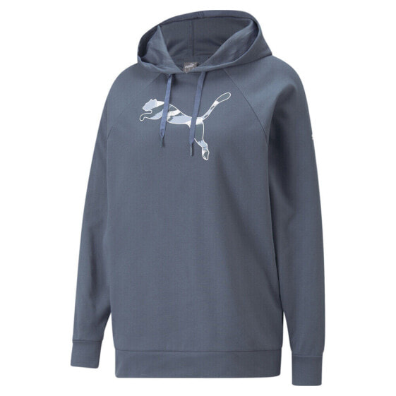 Серый женский свитшот с капюшоном PUMA Modern Sports Pullover Hoodie