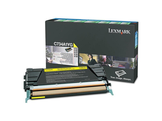 Lexmark Toner Cartridge - Laser - High Yield - 10000 Pages - Yellow - 1 Each