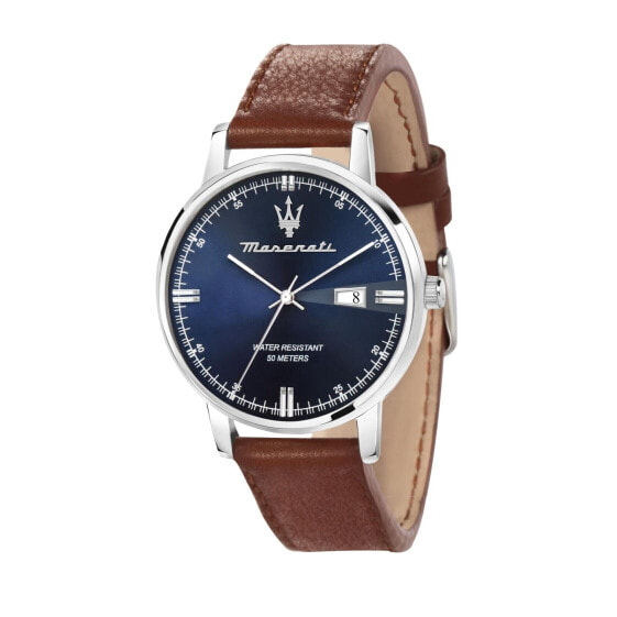 Maserati Men's R8851130003 Eleganza Analog Display Analog Quartz Brown Watch