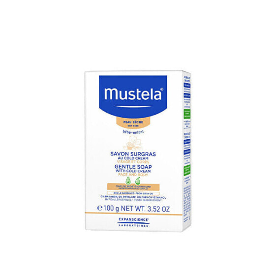 Mustela Gentle Soap with Cold Cream Ухаживающее детское мыло для лица и тела