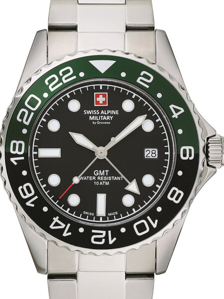 Часы Swiss Alpine Military 70521138 GMT 42mm