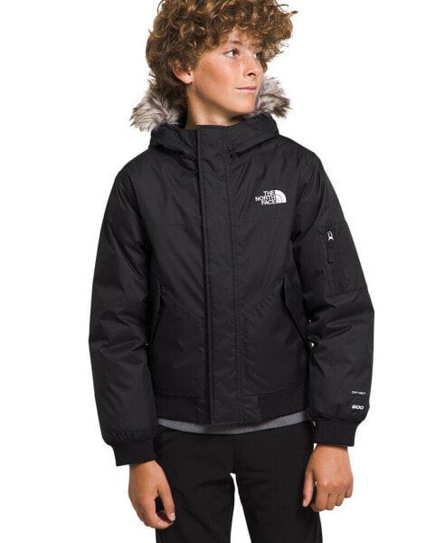 Куртка для малышей The North Face большие мальчики Готэм с искусственным мехомhooded.