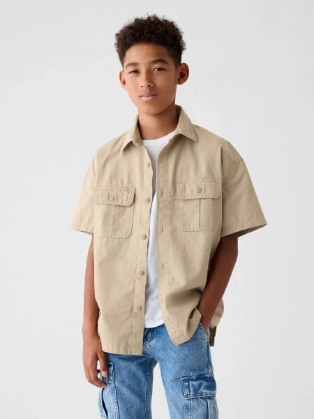 Kids Ripstop Utility Shirt