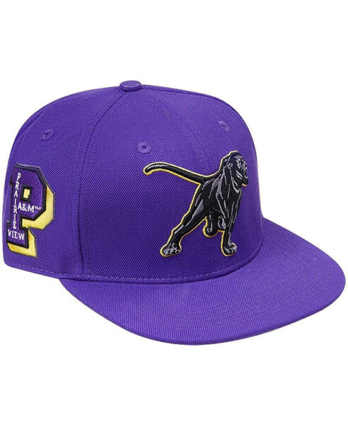 Men's Purple Prairie View A&M Panthers Evergreen Mascot Snapback Hat
