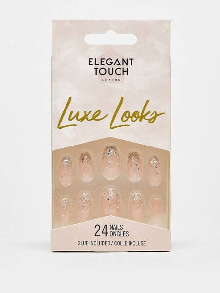 Elegant Touch Luxe Looks False Nails Champagne Truffle