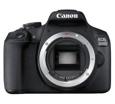 Canon EOS 2000D - - SLR Camera - 24.1 MP CMOS - Display: 7.62 cm/3" LCD - Black