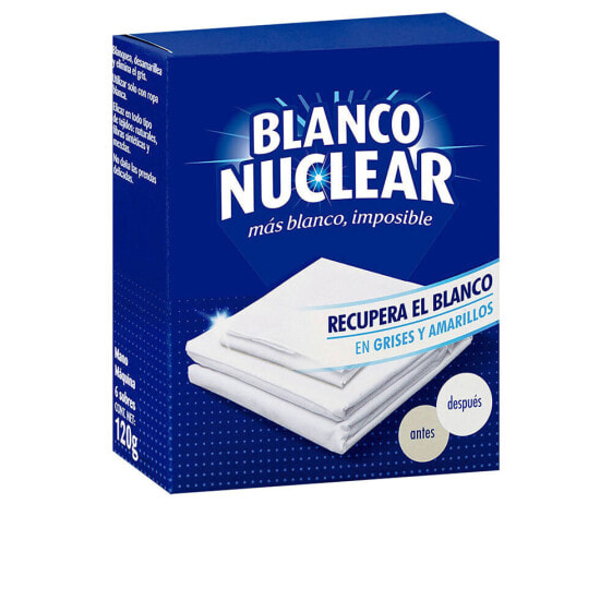 Средство для стирки отбеливающее Iberia BLANCO NUCLEAR белое моющее средство x 6 пакетов