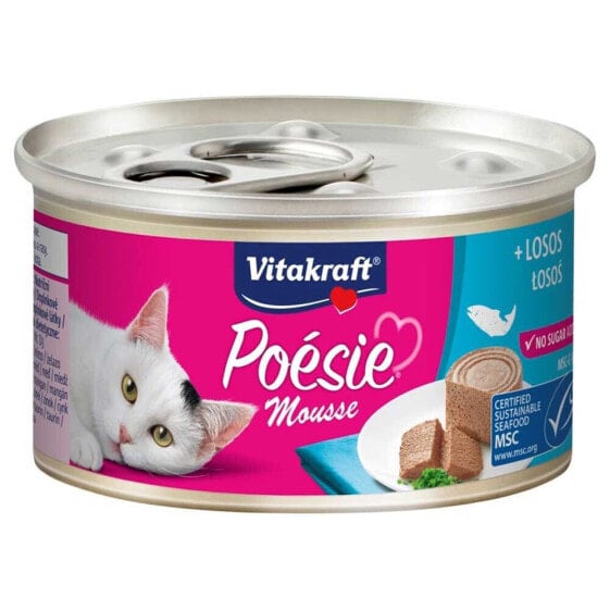 VITAKRAFT POESIE mousse salmon 85g wet food for cat