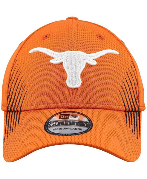 Men's Texas Orange Texas Longhorns Active Slash Sides 39THIRTY Flex Hat