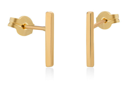 Minimalist earrings in yellow gold 14/193.581/3