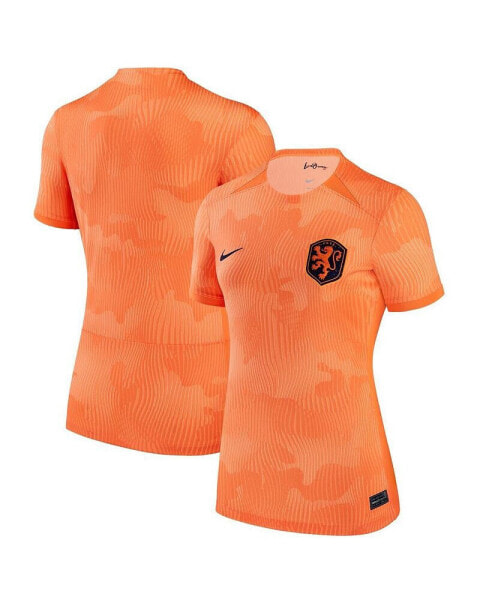 Футболка женская Nike Netherlands Women's National Team 2023 Home Stadium Replica Jersey оранжевая