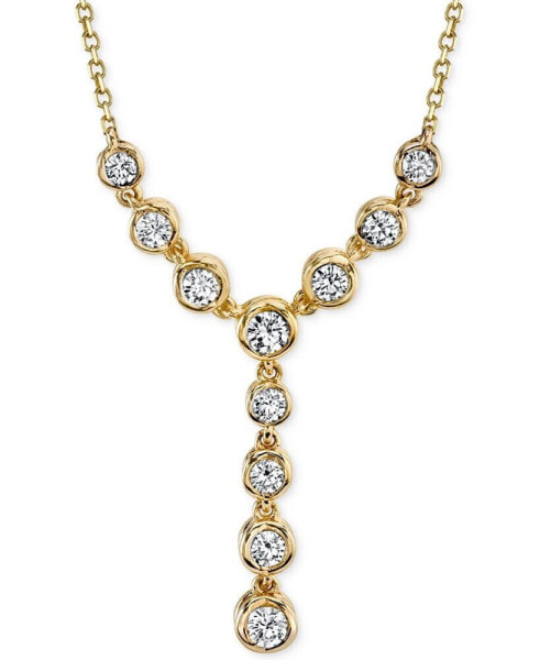 Macy's sirena Energy Diamond Lariat (1/2 ct. t.w.) Necklace in 14k White or Yellow Gold