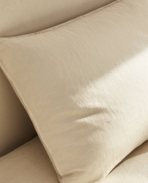 (140 gxm²) washed linen pillowcase