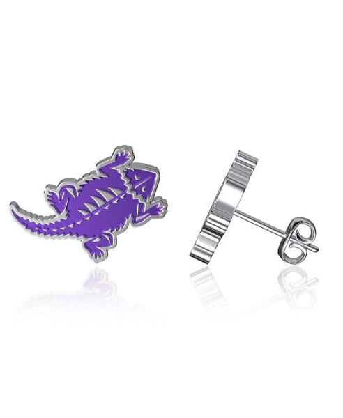 Women's TCU Horned Frogs Enamel Post Earrings