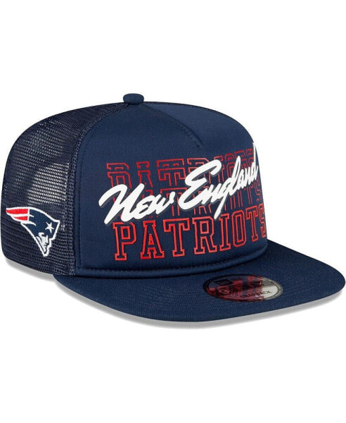 Men's Navy New England Patriots Instant Replay 9FIFTY Snapback Hat