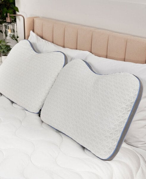 Cooling Cuddle Curve Pillow High Profile, Standard/Queen