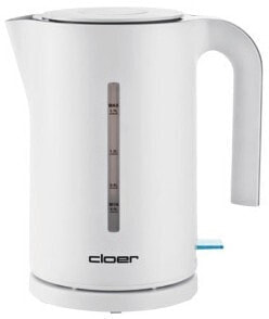 Электрический чайник Cloer 4111 - 1,7 л - 1800 Вт - белый - пластик - индикатор уровня воды - беспроводной