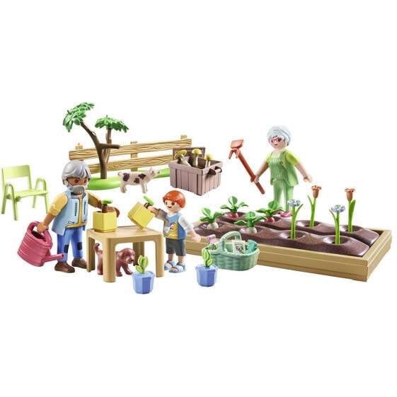 Конструктор Playmobil Idyllic Vegetable Garden With Grandparents.