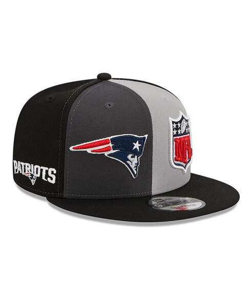 Men's Black, Gray New England Patriots 2023 Sideline 9FIFTY Snapback Hat