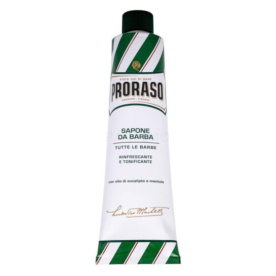 PRORASO Green Shaving Soap In A Tube 150 ml rasierschaum für Herren