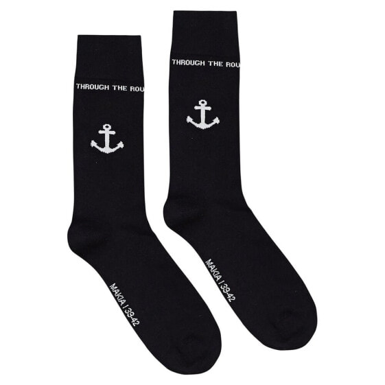 MAKIA Anchor Half long socks 3 pairs